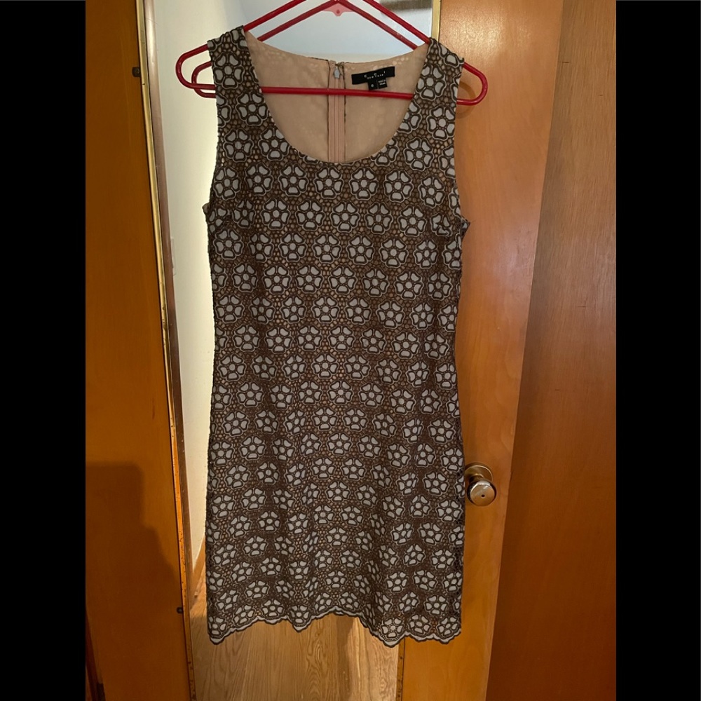 ECI New York eyelet shift dress